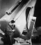 Edwin Hubble at his telescope
