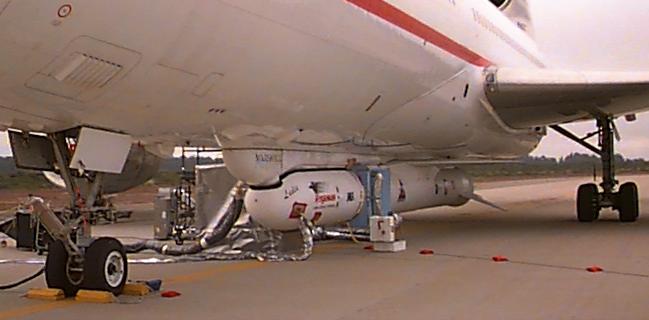 Pegasus Rocket, front view